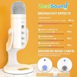 ZealSound USB Gaming Microphone with Noise Cancelation