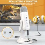ZealSound USB Gaming Microphone with Noise Cancelation