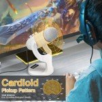ZealSound USB Gaming Microphone with Noise Cancelation