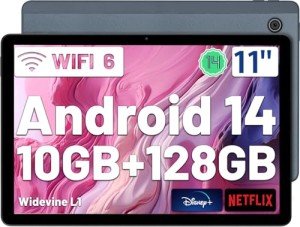 11-inch Android 14 Tablet, Octa Core, 10GB/128GB