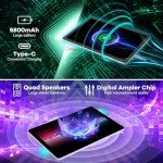 11-inch Android 14 Tablet, Octa Core, 10GB/128GB