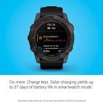 Garmin fenix 7X Solar Adventure Smartwatch - Black