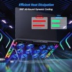 Trullypine 12-Fan Portable Laptop Cooling Pad
