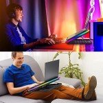 TopMate C12 RGB Laptop Cooling Pad with Phone Holder