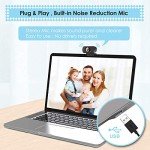 ToLuLu 1080P HD Webcam with Microphone and Tripod