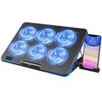 LIANGSTAR Laptop Cooling Pad with Adjustable Fans