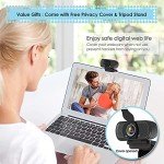 ToLuLu 1080P HD Webcam with Microphone and Tripod