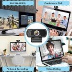 ToLuLu 1080P HD Webcam with Microphone and Tripod