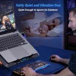 Trullypine 12-Fan Portable Laptop Cooling Pad