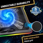KLIM Ultimate RGB Laptop Cooling Pad - 17" Compatible