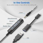 Wantek 3-in-1 USB Headset with Microphone