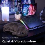 Dytole RGB Laptop Cooling Pad with 5 Fans