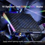 Dytole RGB Laptop Cooling Pad with 5 Fans