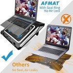 High-Speed Gaming Laptop Cooling Pad with Lights