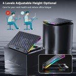 Dytole RGB Laptop Cooling Pad with 5 Fans