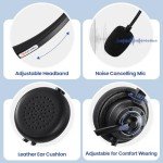 Arama USB Noise-Cancelling Headset with Microphone