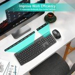 Ergonomic Wireless Keyboard and Mouse Combo