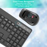 Ergonomic Wireless Keyboard and Mouse Combo