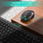 Ergonomic Wireless Keyboard and Mouse Combo