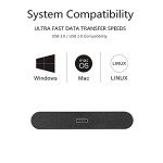 Caraele 320GB USB-C Portable External Hard Drive