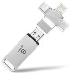 JSL 128GB 4-IN-1 Photo Backup Stick