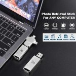 JSL 128GB 4-IN-1 Photo Backup Stick