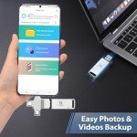 JSL 128GB 4-IN-1 Photo Backup Stick