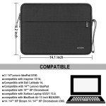 14-Inch Water-Resistant Laptop Sleeve with Handle