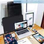 15.6" Water-Resistant Shockproof Laptop Sleeve Black