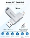 MFi Certified 128GB iPhone Flash Drive & Storage