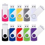 16GB USB 2.0 Swivel Flash Drive 10-Pack