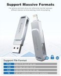 MFi Certified 128GB iPhone Flash Drive & Storage