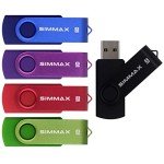 SIMMAX 5-Pack 8GB USB 2.0 Flash Drives