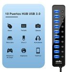 Atolla 10-Port USB 3.0 Hub with Switches