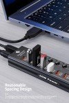 10-Port USB 3.2 Hub with LED Switches