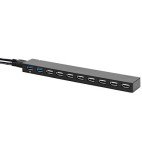 Amazon Basics 10-Port USB 3.0 Hub with Adapter
