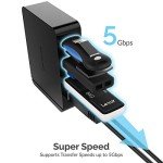 SABRENT 7-Port USB 3.0 Hub with Charging Ports