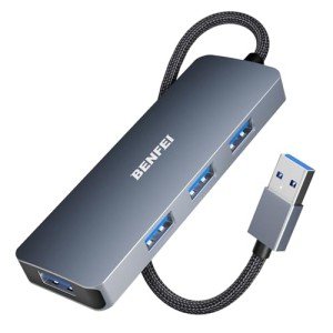 BENFEI 4-Port Ultra-Slim USB 3.0 Hub