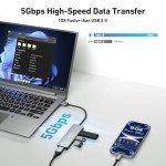 BENFEI 4-Port Ultra-Slim USB 3.0 Hub