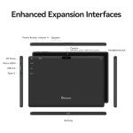 ADREAMER Windows 11 Tablet with Keyboard 10.1“: 8GB+128GB Tablet PC, Intel Celeron N4120 2.6Hz, 2.4G+5G WiFi, 4000mAh Battery Tablet 2 in 1 with Docking Keyboard