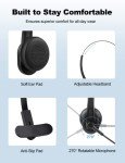 Bluetooth Trucker Headset with Noise-Canceling Microphone