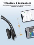 Bluetooth Trucker Headset with Noise-Canceling Microphone