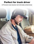 Bluetooth Trucker Headset with Noise-Canceling Microphone