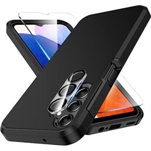 Galaxy A15 5G 3-in-1 Case with Protectors