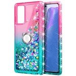 Glitter Liquid Waterfall Case for Galaxy A03S