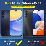 Galaxy A15 5G 3-in-1 Case with Protectors