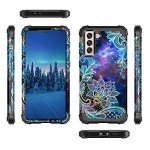 Floral Heavy Duty Case for Galaxy S21 5G