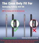 FNTCASE Dual Layer Heavy Duty Case for Galaxy A23