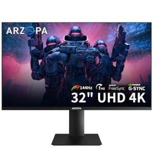 ARZOPA 32" 4K UHD 144Hz Gaming Monitor