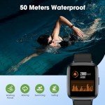 Imzuc Waterproof Fitness Tracker Watch with Heart Rate